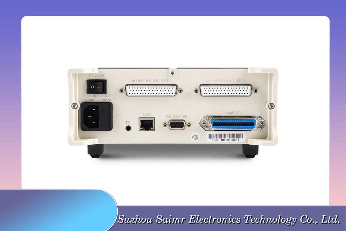 सात गियर पूर्ण रेंज स्वचालित आंतरिक बैटरी प्रतिरोध परीक्षक 100V AC-256V AC 50HZ/60HZ